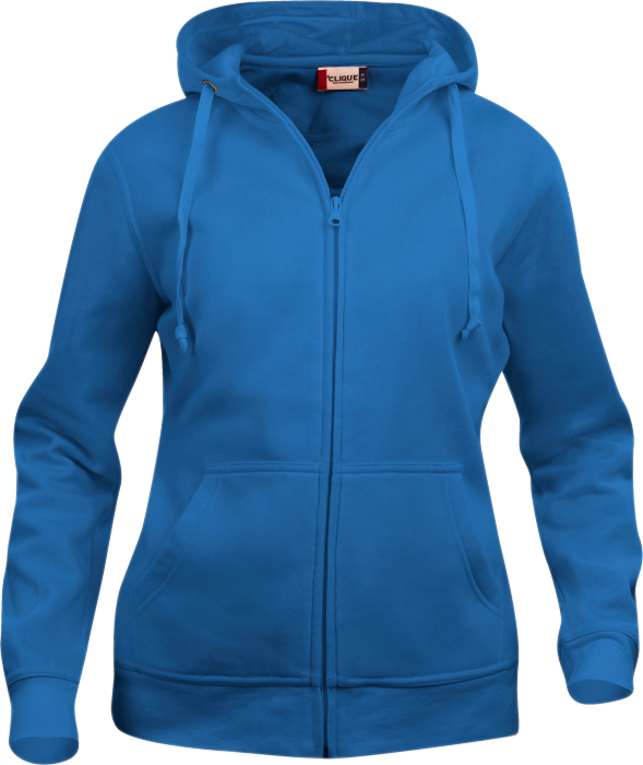 Clique - Full Zip Hoody Women - Królewski błękit