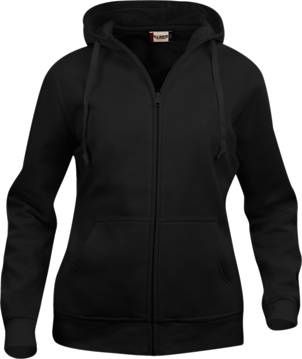 Clique - Full Zip Hoody Women - Preto