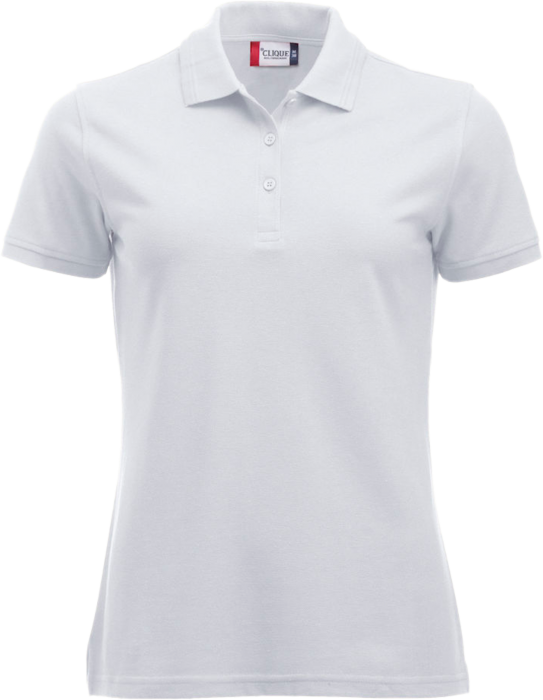 Clique - Manhatten Polo Tee Women - Biały