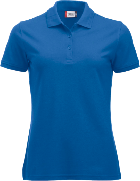 Clique - Manhatten Polo Tee Women - Blu reale