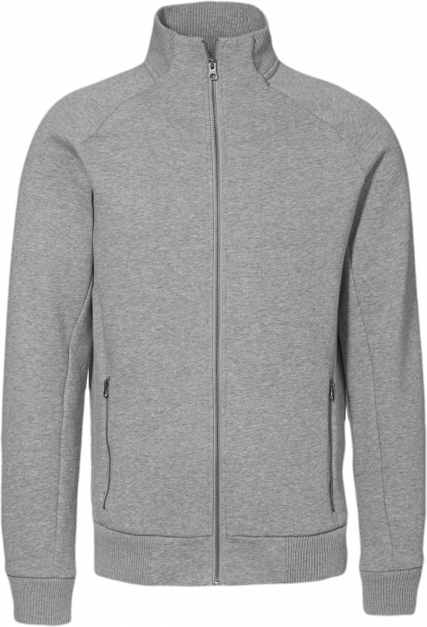 ID - Full Zip Sweat - Grå Melange