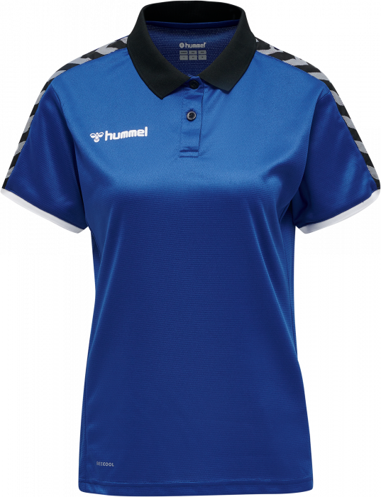 Hummel - Authentic Woman Functional Polo - True Blue & noir