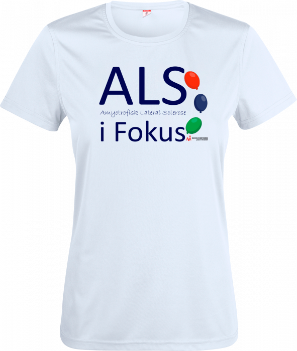 Clique - Als Race Tee Poly (Woman) - Wit