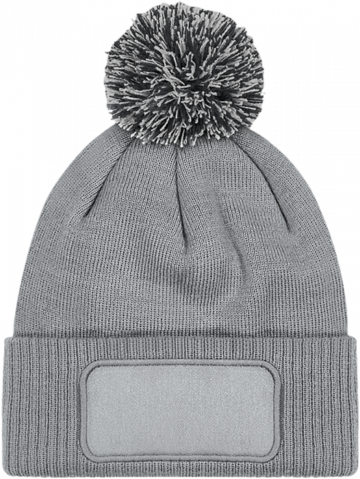 Beechfield - Cap With Tassel For Logoprint - Grey melange