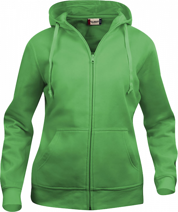 Clique - Full Zip Hoody Women - Appelgroen