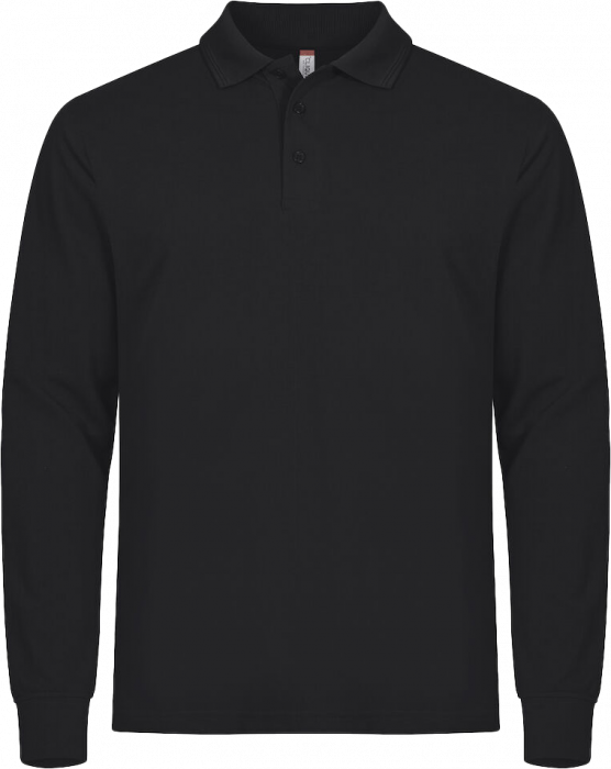 Clique - Manhattan Polo Longsleeve - Zwart