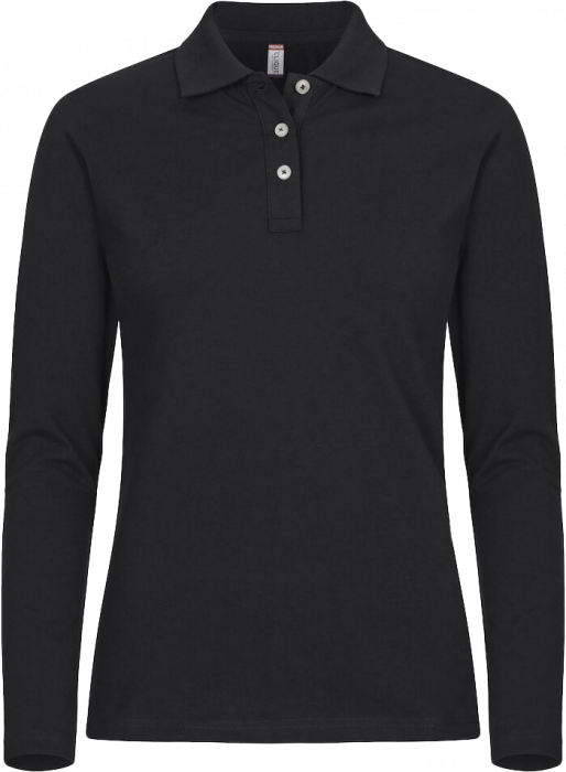 Clique - Stretch Premium Longsleeve Polo Women - Schwarz