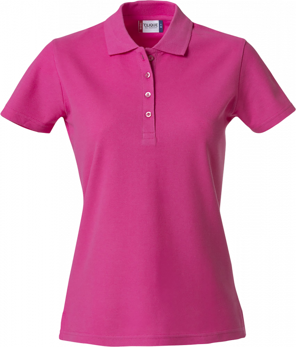 Clique - Basic Polo Dame - Lys Cerise