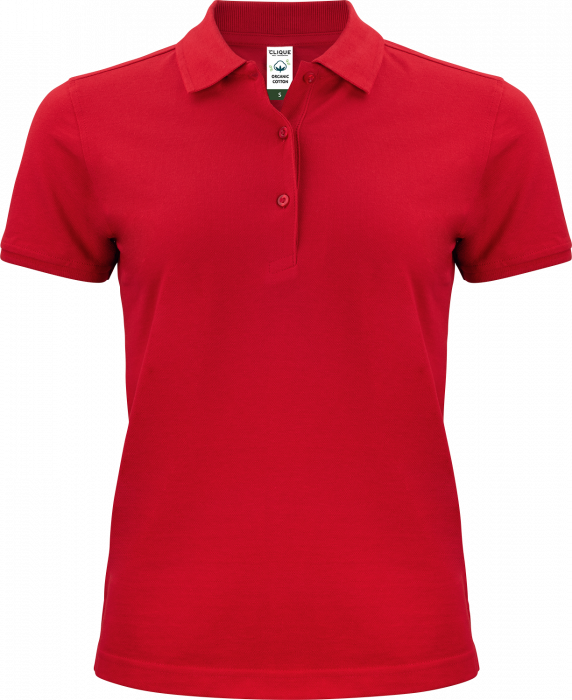 Clique - Classic Organic Cotton Polo - Rouge