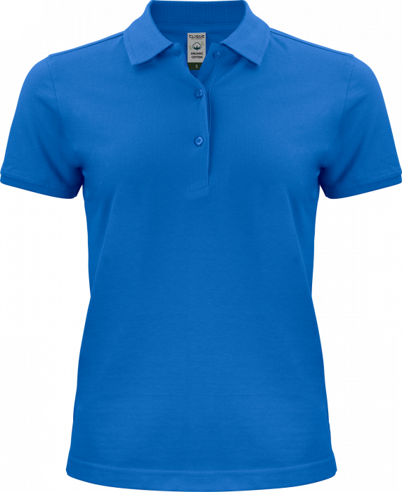 Clique - Classic Organic Polo For Women - Blu reale