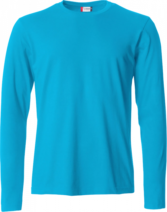 Clique - Langærmet T-Shirt - Turquoise