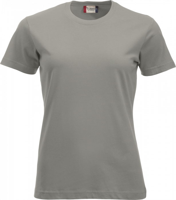 Clique - Classic Cotton Tee Women - Silber