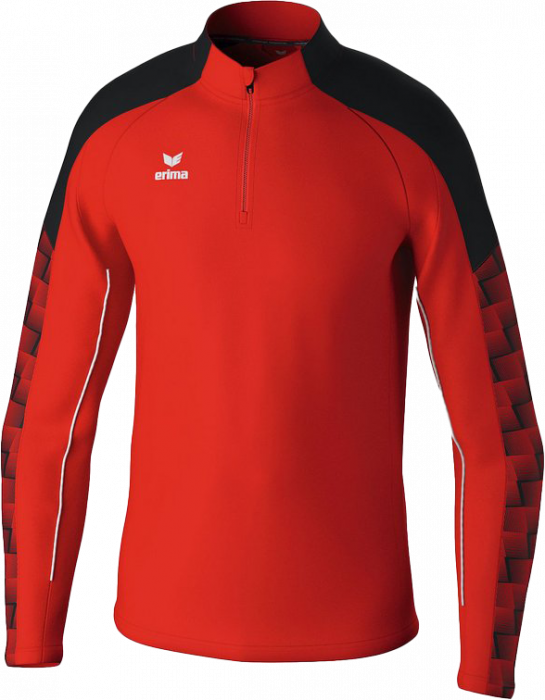 Erima - Evo Star Training Top Half Zip - Röd & svart