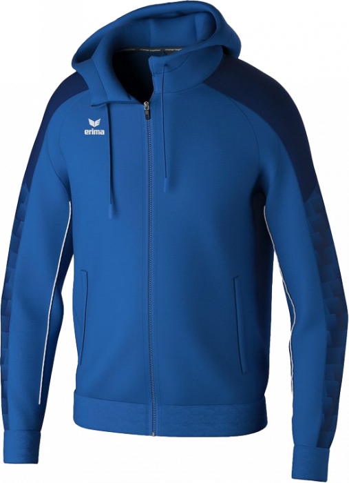 Erima - Evo Star Training Jacket With Hood - New Royal & new navy