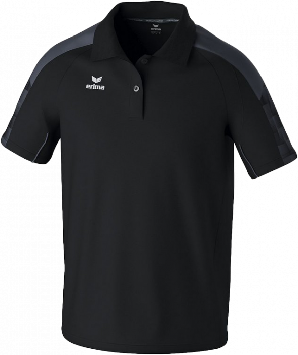 Erima - Evo Star Polo - Sort & slate grey