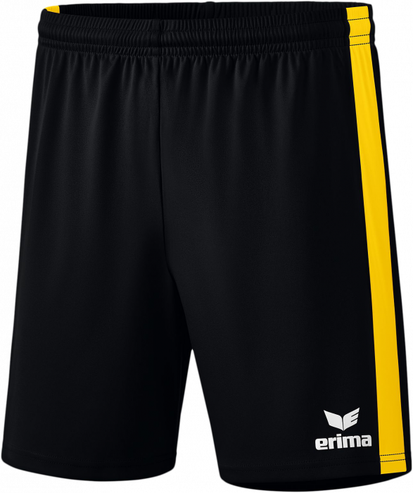 Erima - Retro Star Shorts - Schwarz & yellow