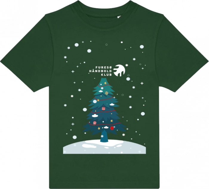 B&C - Furesø Håndbold Christmas T-Shirt Kids - Bottle Green