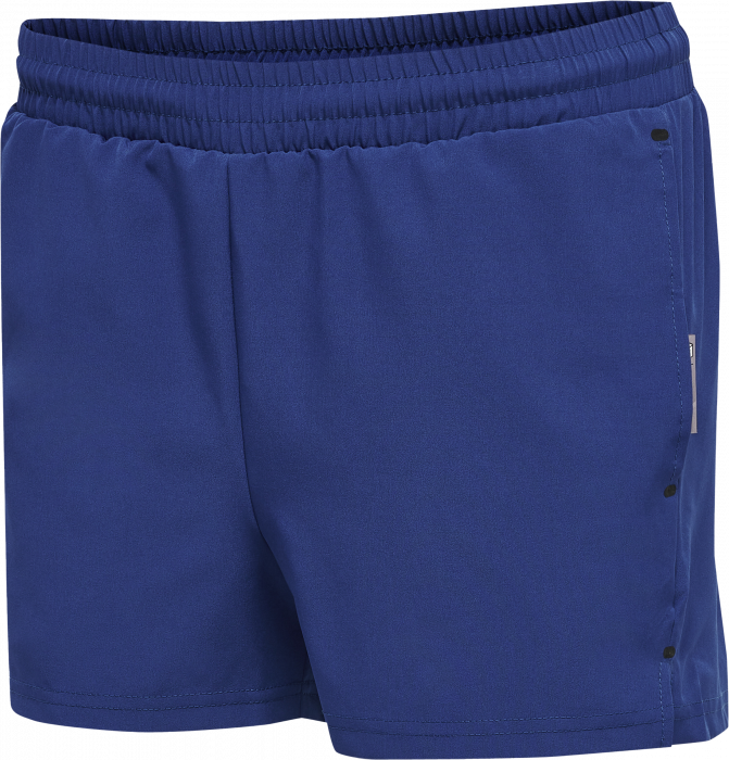 Hummel - Move Grid Vævet Shorts Dame - Sodalite Blue