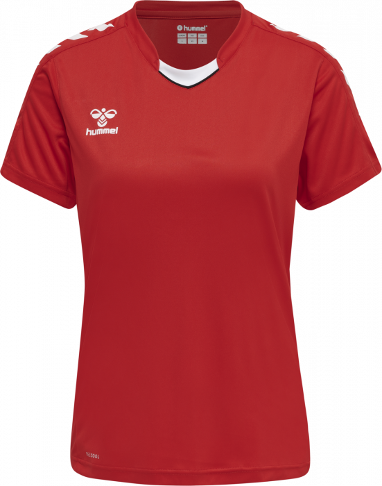 Hummel - Core Xk Poly Jersey Women - True Red & bianco