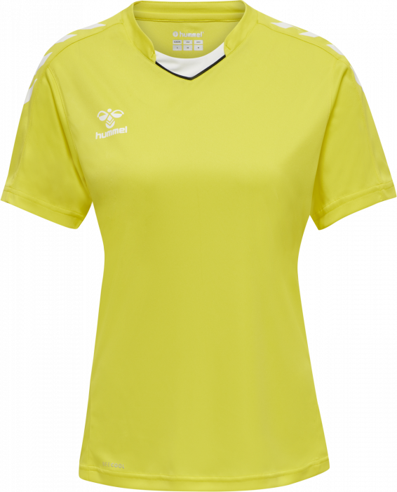 Hummel - Core Xk Poly Jersey Women - Blazing Yellow & wit