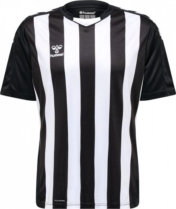 Hummel - Core Xk Striped Jersey - Negro & blanco