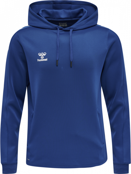 Hummel - Core Xk Hoodie - True Blue & branco