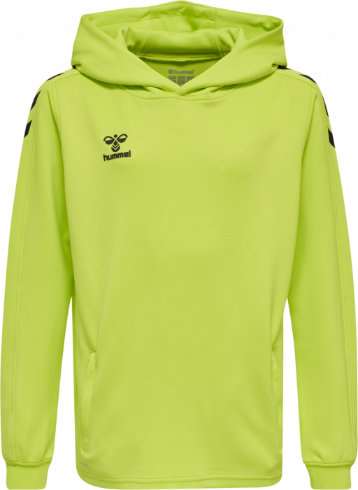 Hummel - Core Xk Hoodie Kids - Lime & black