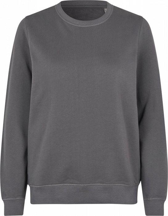 ID - Økologisk Bomulds Sweatshirt Dame - Silver Grey