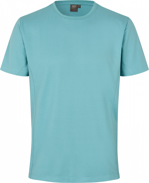 ID - T-Shirt Lyocell - Støvet Aqua