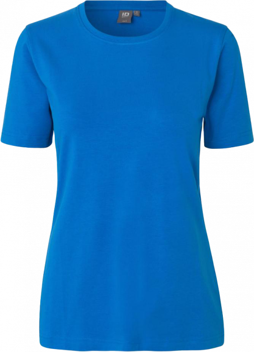 ID - Stretch T-Shirt Dame - Azur