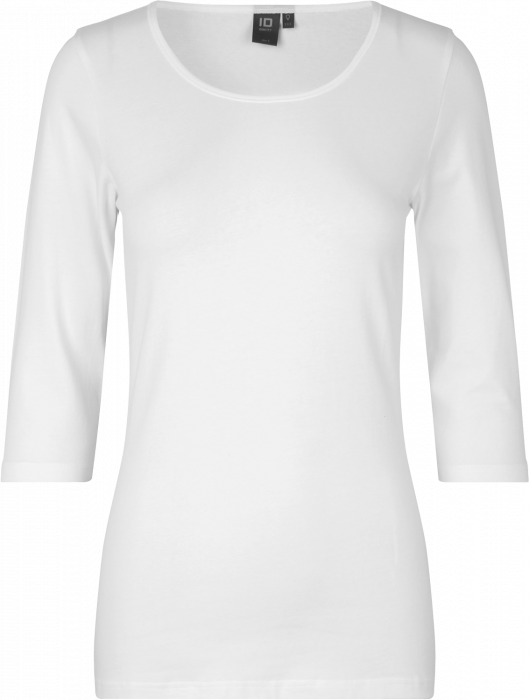 ID - Stretch T-Shirt 3/4 Sleeves - Blanc