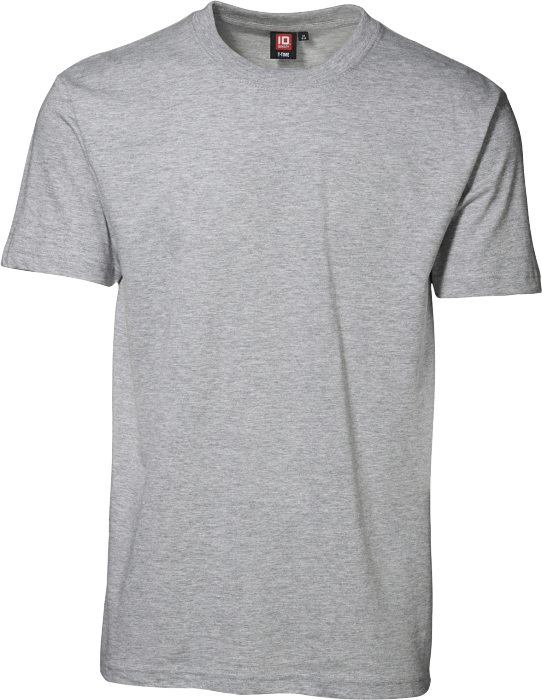 ID - Cotton T-Time T-Shirt Adults - Grey Melange