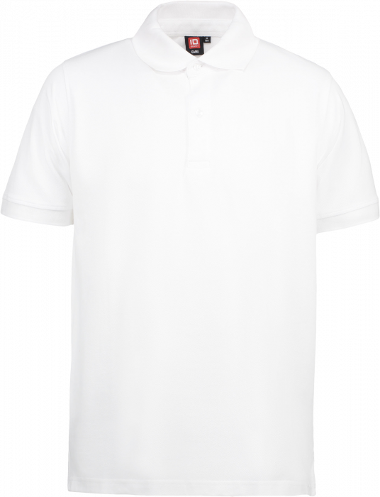 ID - Piqué Herre Poloshirt - Hvid