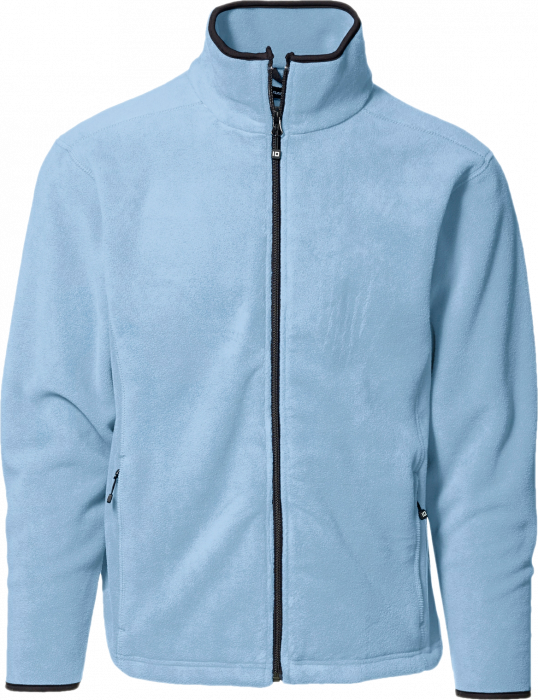 ID - Micro Fleece Cardigan Men - Azul claro