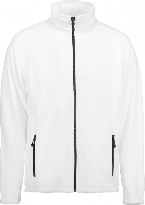 ID - Micro Fleece Cardigan Men - Blanco