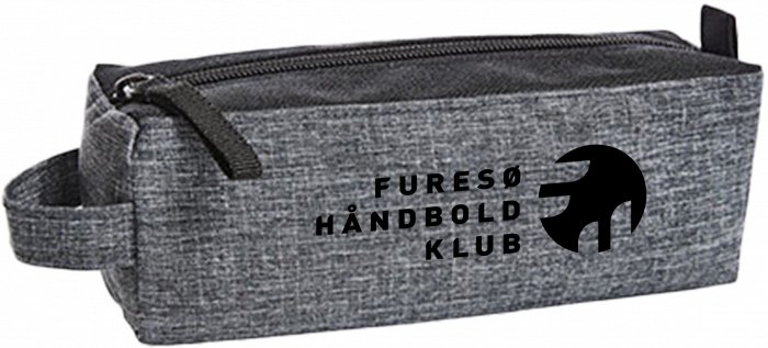 Sportyfied - Furesø Håndbold Pencil Case - Grey Melange & zwart