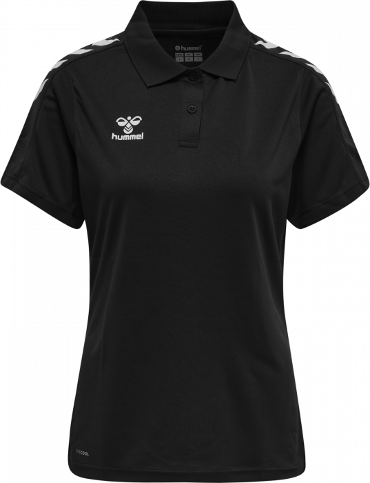 Hummel - Core Xk Polo Women - Svart & vit