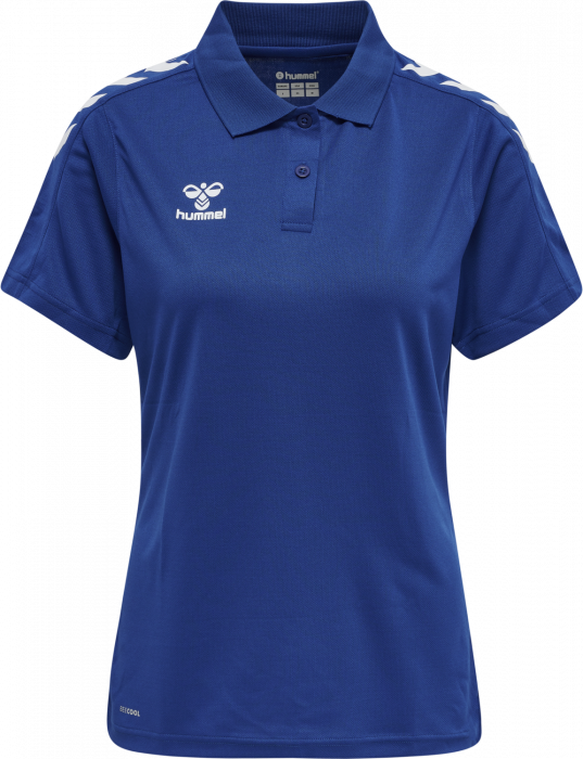 Hummel - Core Xk Polo Women - True Blue & blanco