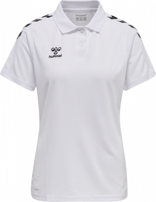 Hummel - Core Xk Polo Women - Vit & svart