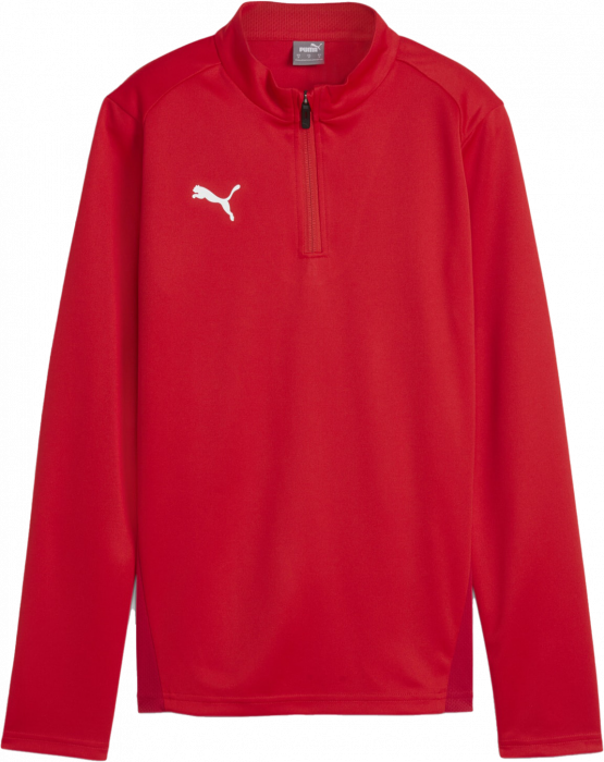 Puma - Team Goal Training Top With Half Zip Women - Röd