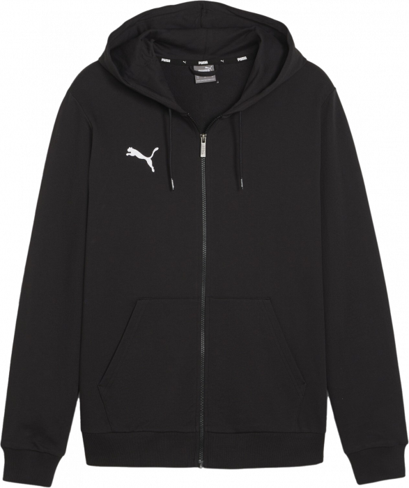 Puma - Teamgoal Casual Zip Hoodie - Schwarz & weiß