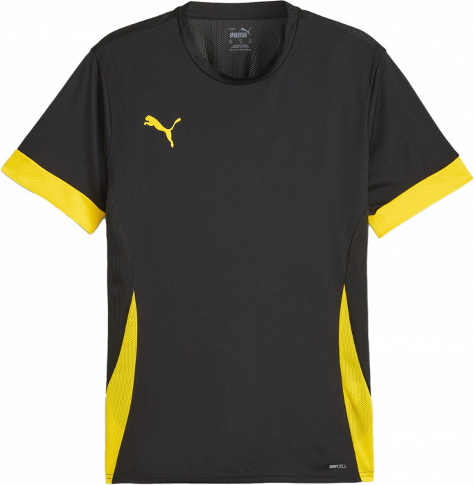 Puma - Teamgoal Matchday Jersey - Schwarz & fluro yellow pes