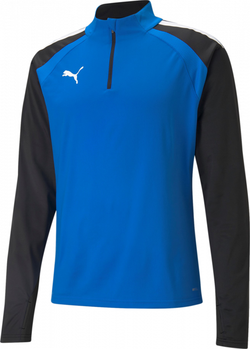 Puma - Teamliga Training 1/4 Zip Top Jr. - Blå & svart