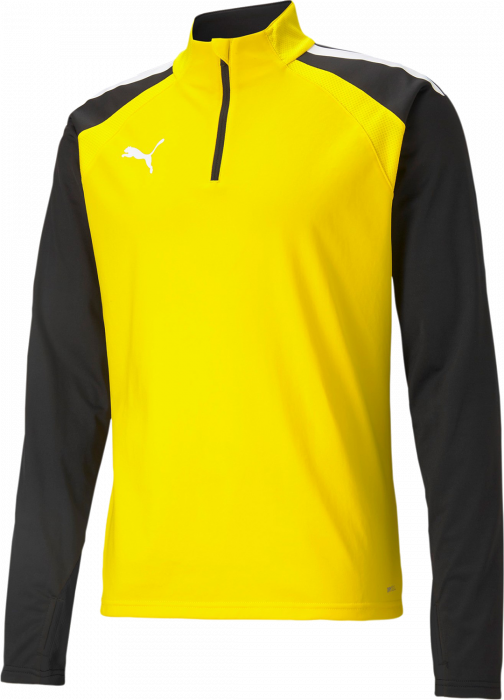 Puma - Teamliga Training 1/4 Zip Top Jr. - Żółty & czarny