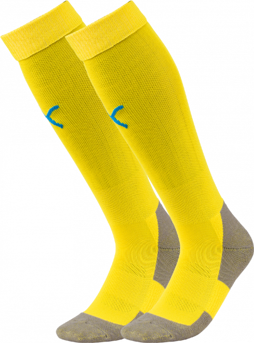 Puma - Teamliga Core Sock - Gul & blå