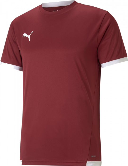 Puma - Teamliga Jersey - bordeaux & branco