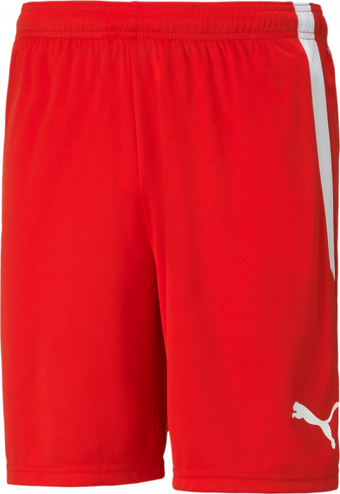 Puma - Teamliga Shorts Jr - rød