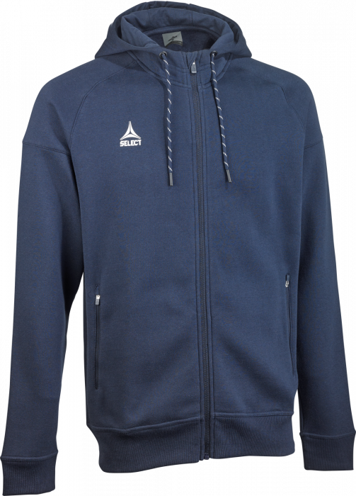 Select - Oxford V25 Hoodie W. Zip - Blu navy
