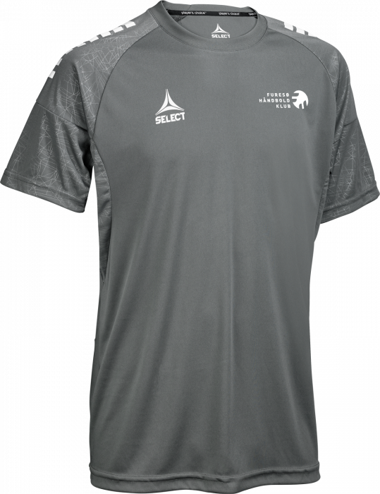 Select - Furesø Håndbold Training T-Shirt Kids - Szary & biały