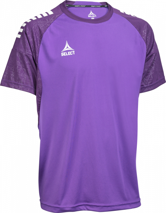 Select - Spain V25 Player Shirt S/s - Violet & blanc